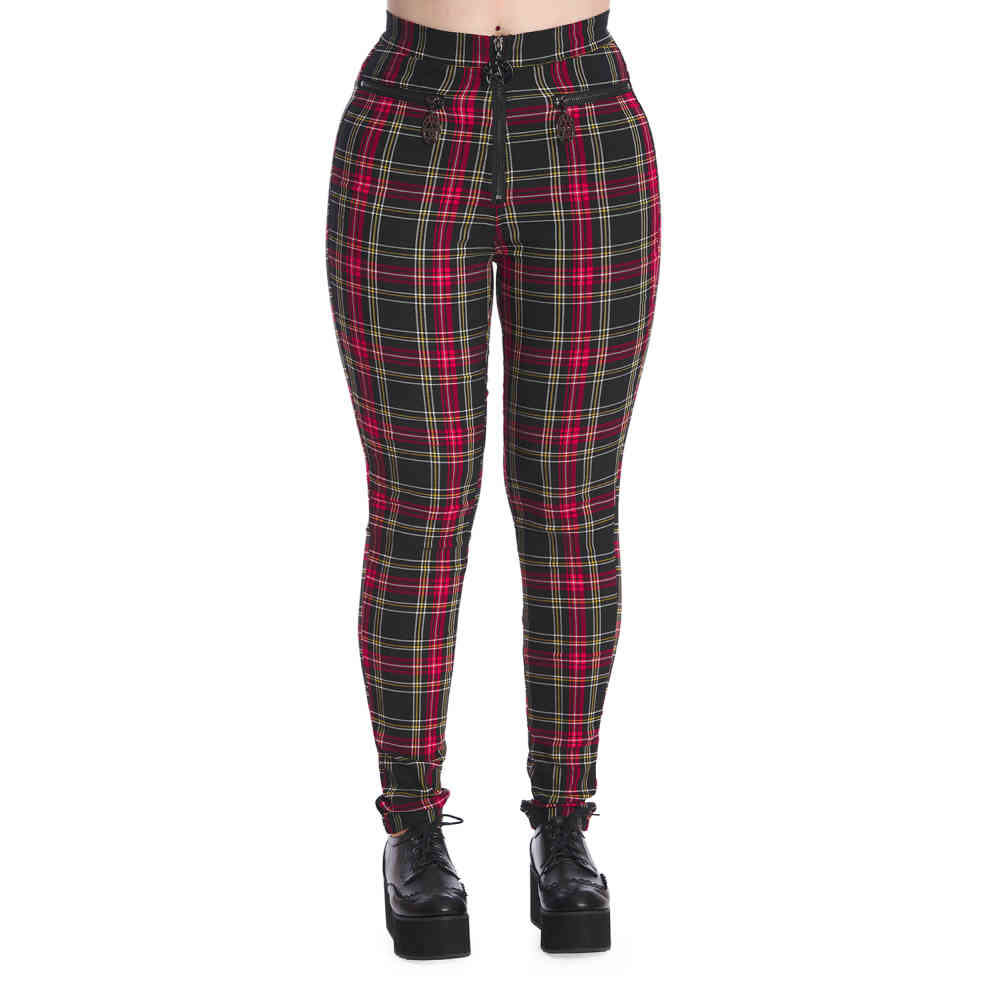 Banned - Rumor Has It Hose Skinny Fit - Rot